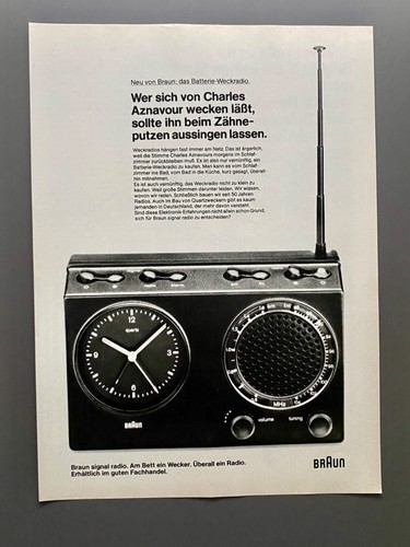 Braun signal radio - wecker, 70s